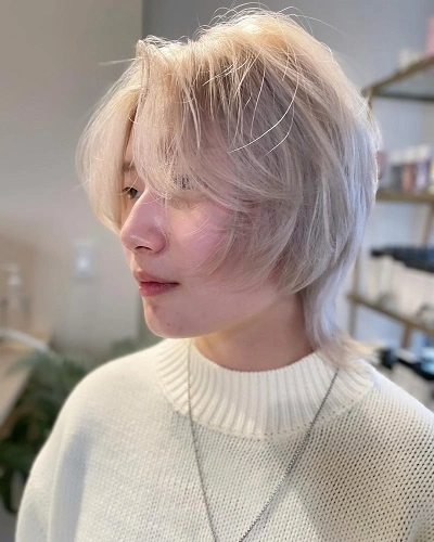 Blonde Wolf Cuts for Women