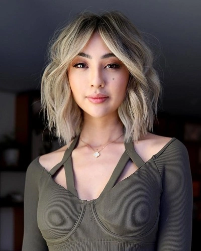 Blunt Cut with Bangs