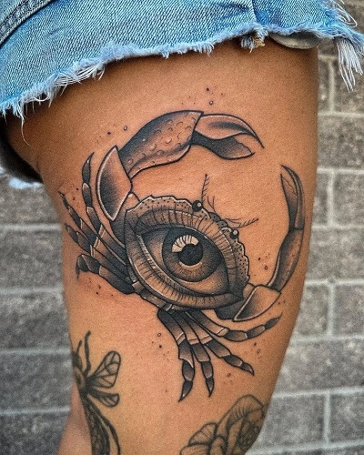 Cancer Zodiac Tattoos for Women