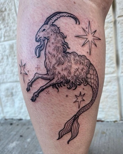 Capricorn Zodiac Tattoos for Women