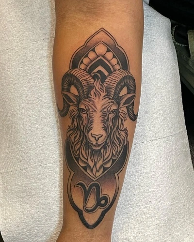 Capricorn Zodiac Tattoos for Women