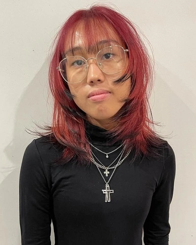 Colored Wolf Cuts for Women