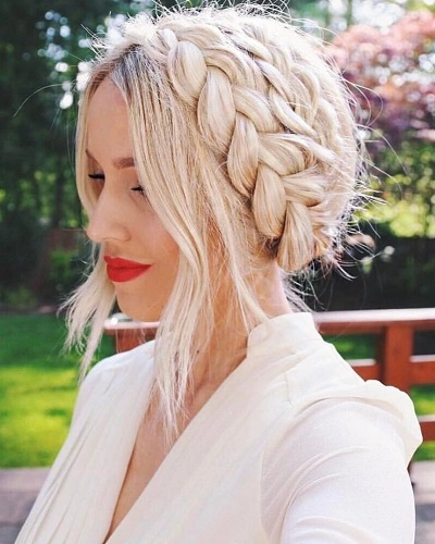 Crown Plait Hairstyle