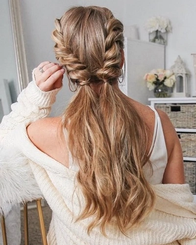 Double Plait Hairstyle