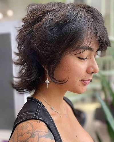 Feathered Pixie Cut