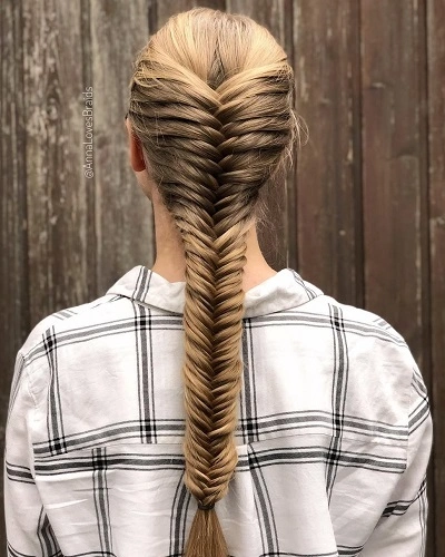 Fish Plait Hairstyle
