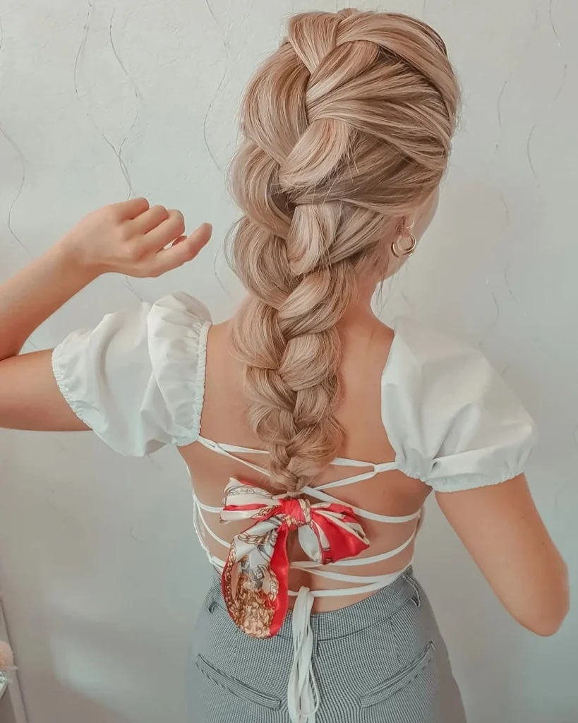 French Plait Hairstyle