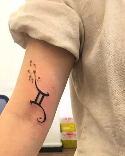 Gemini Zodiac Tattoos for Women