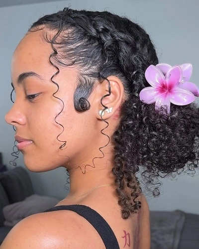Hair Flowers Floral Clips