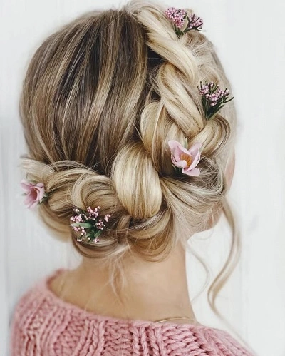 Halo Plait Hairstyle