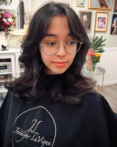 Layered Wolf Cuts for Women