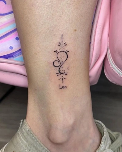 Leo Zodiac Tattoos for Women