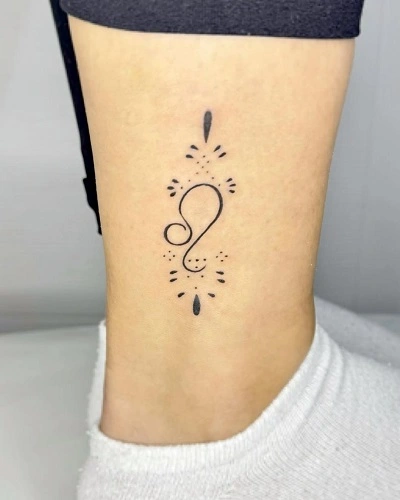 Leo Zodiac Tattoos for Women