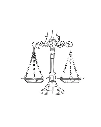 Libra Zodiac Tattoos for Women