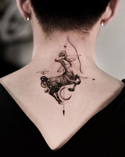 Sagittarius Zodiac Tattoos for Women