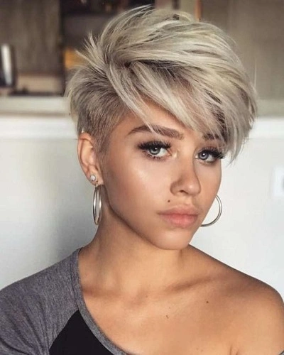 Side Swept Pixie