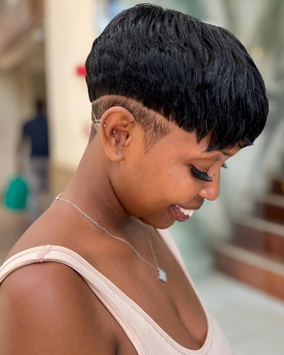 Tapered Pixie Cut