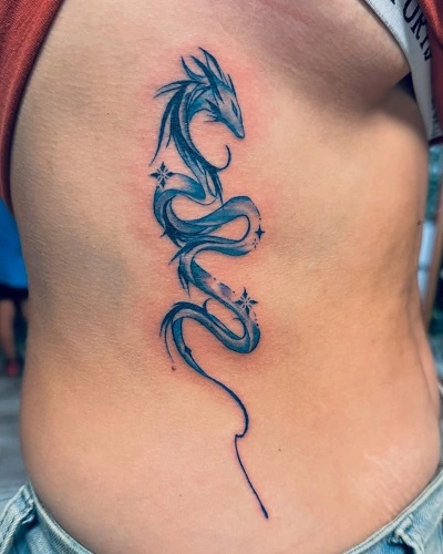 Water Dragon Tattoo for Women