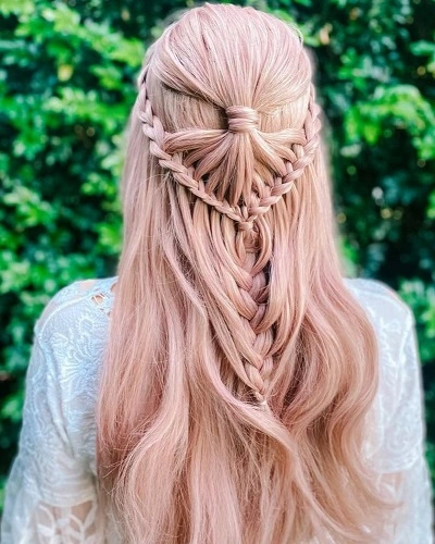 Waterfall Plait Hairstyle