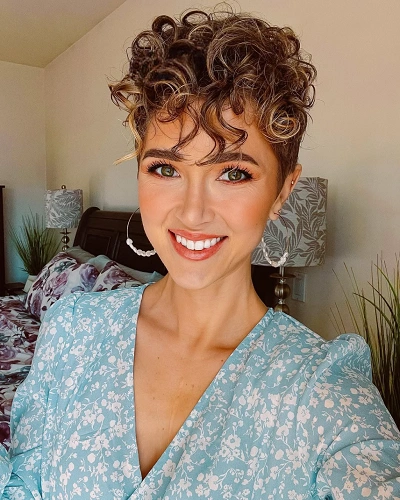 Wavy Pixie Cut