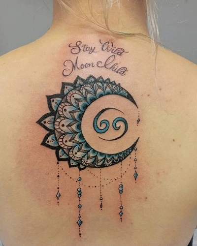 Zodiac Mandala Tattoos for Women