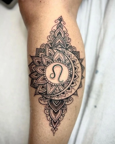 Zodiac Mandala Tattoos for Women