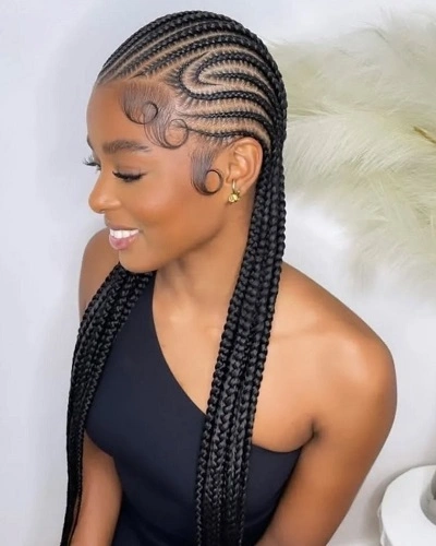 African Plait Hairstyle