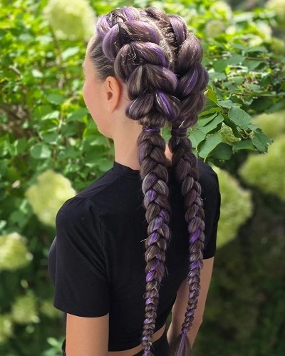 Inverted Plait Hairstyle