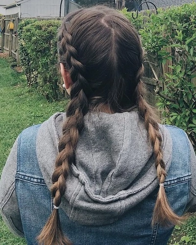 Inverted Plait Hairstyle