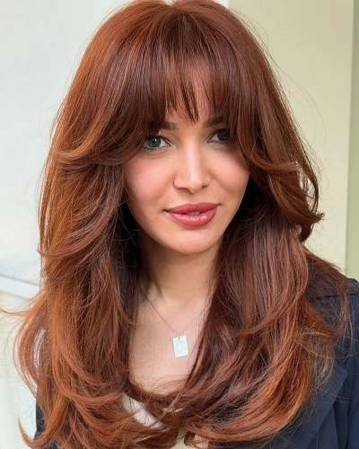 Layered Bangs with Layers