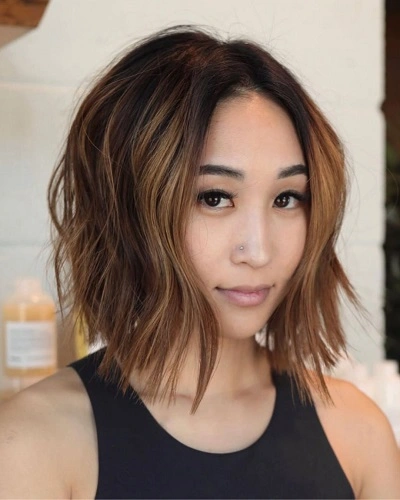 Layered Bob Cut