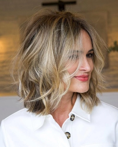 Layered Bob Cut