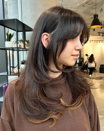Layered C Cut Ends