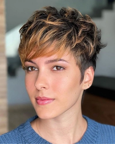 Messy Layered Pixie