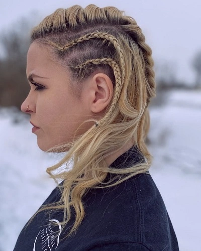 Mohawk Plait Hairstyle