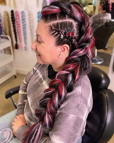 Mohawk Plait Hairstyle