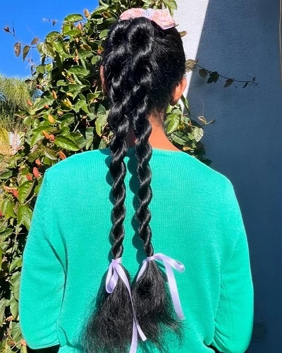 Rope Plait Hairstyle
