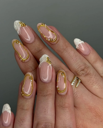3D Embellished Nail Art Designs
