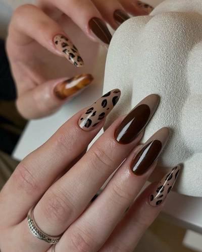 Animal Print Nail Art Designs