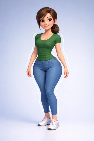 Bottom Heavy Body Shape