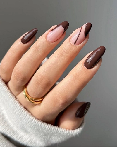 Brown Nail Art Designs