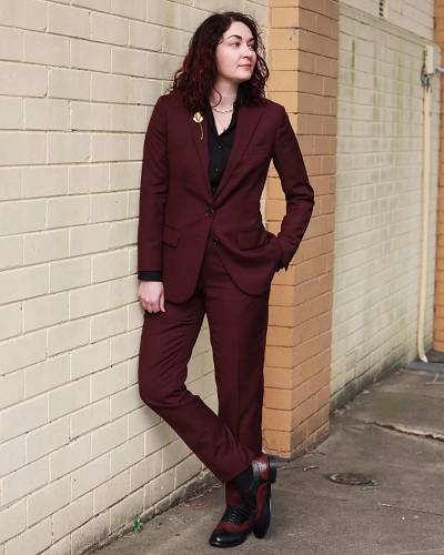 Burgundy Suits
