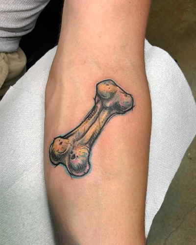 Dog Bone Tattoo for Women