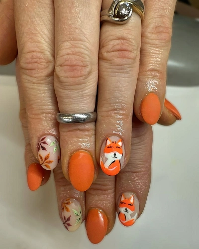 Fox Nail Art