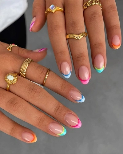 French Nail Art Designs