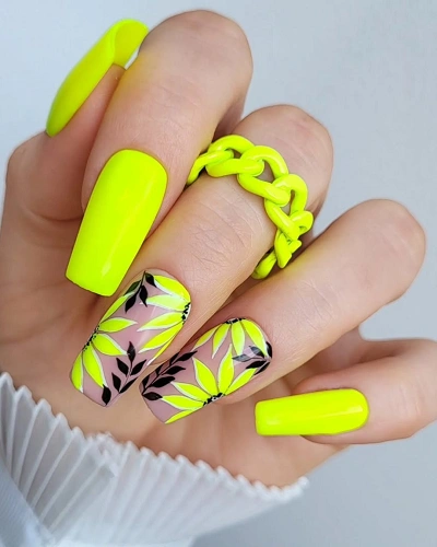 Neon Nail Art Designs