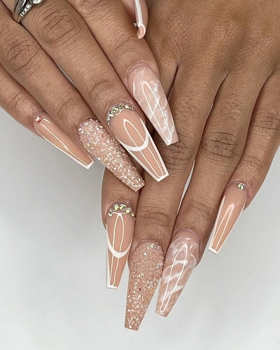 Nude Nail Art Designs