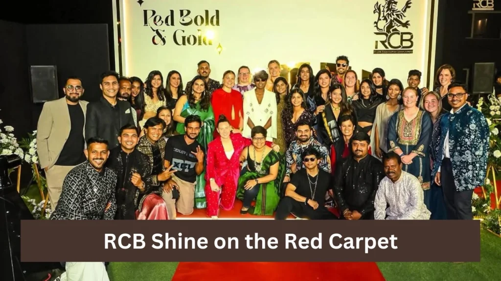 RCB Shine on the Red Carpet