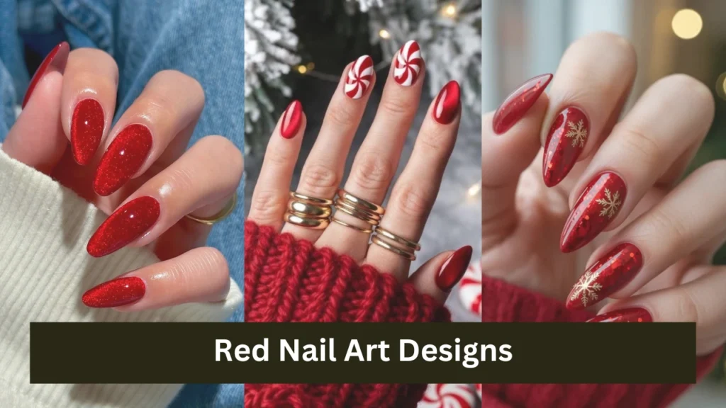 Red Nail Art Designs