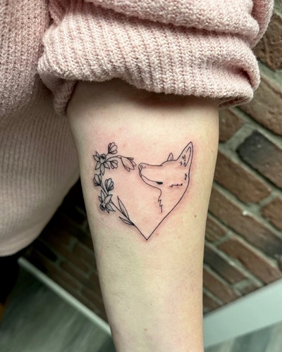 Rescue Dog Tattoo for Women